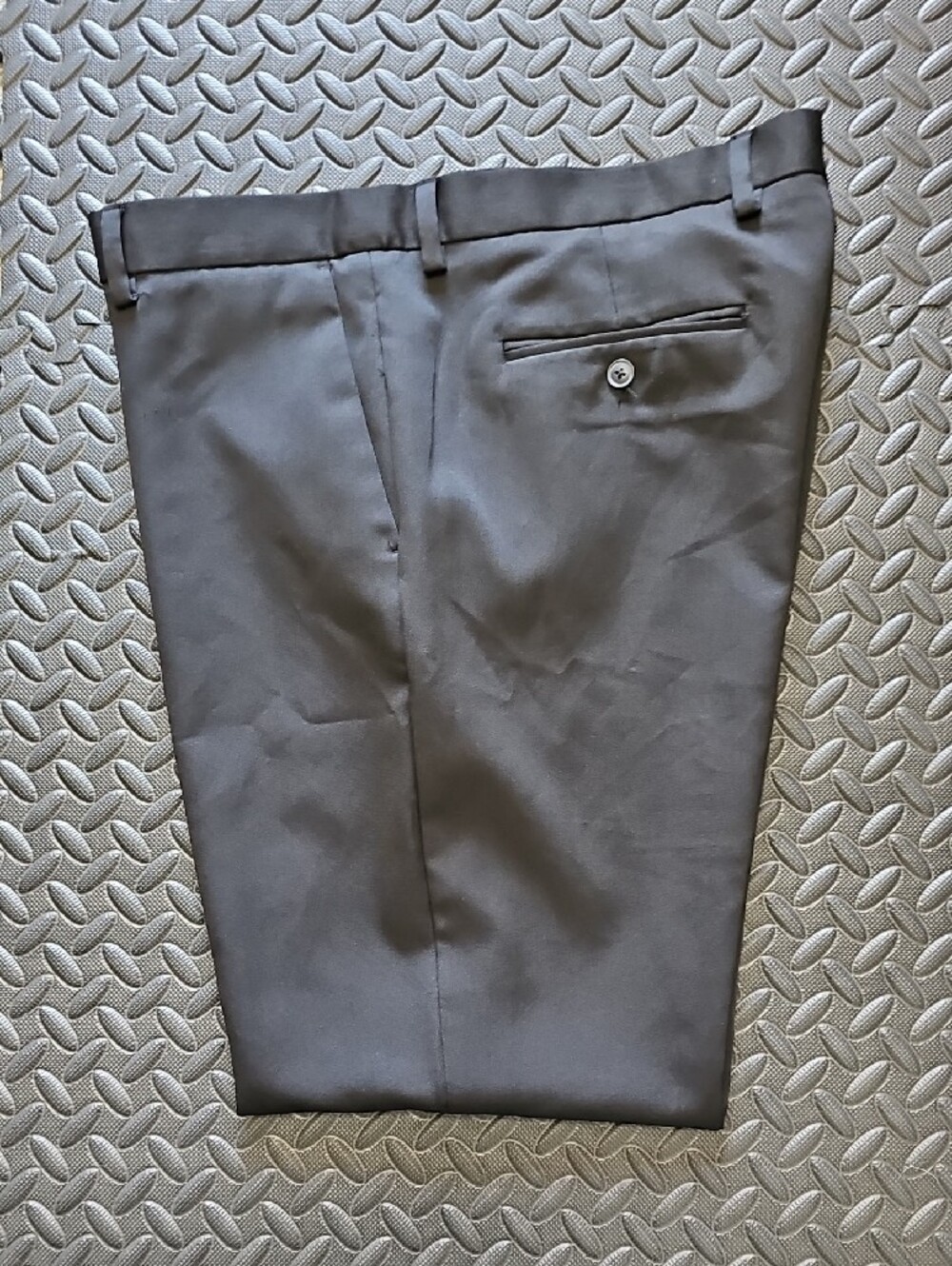 Men's 38x32 Black Dress Pants -N/w Out Tags Tailored Classic Fit, poly